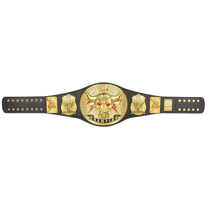 The Rock Brahma Bull WWE World Heavy Championship Belt