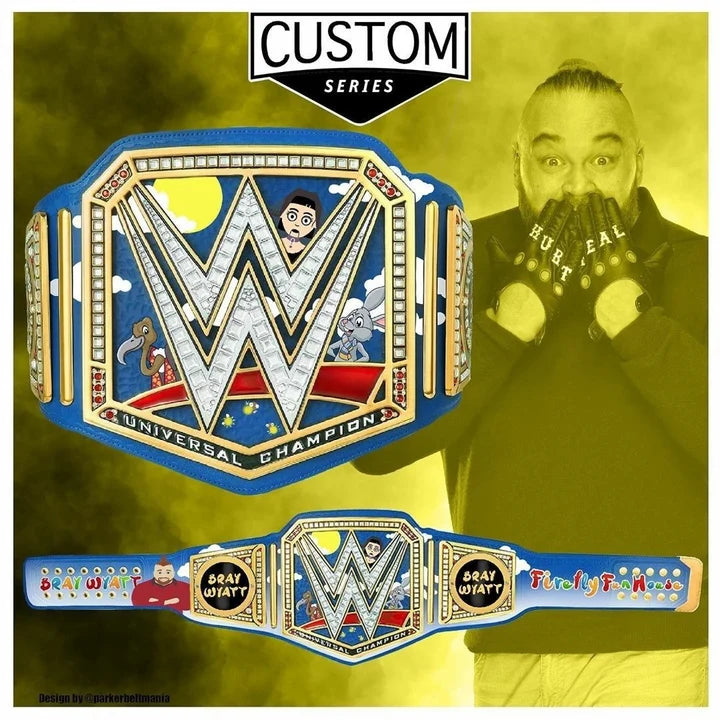 Custom Bray Wyatt Universal Wrestling Fiend Championship Belt
