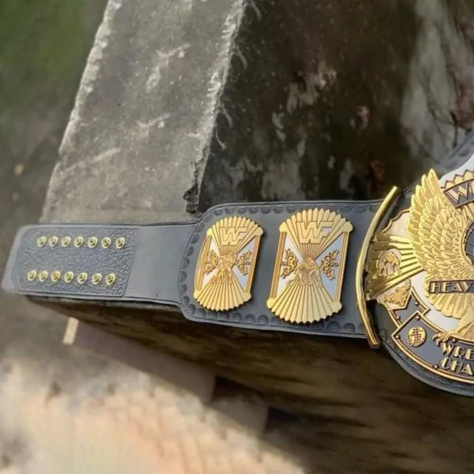 WWF Winged Eagle Dual Plated CNC HD Championship Belt