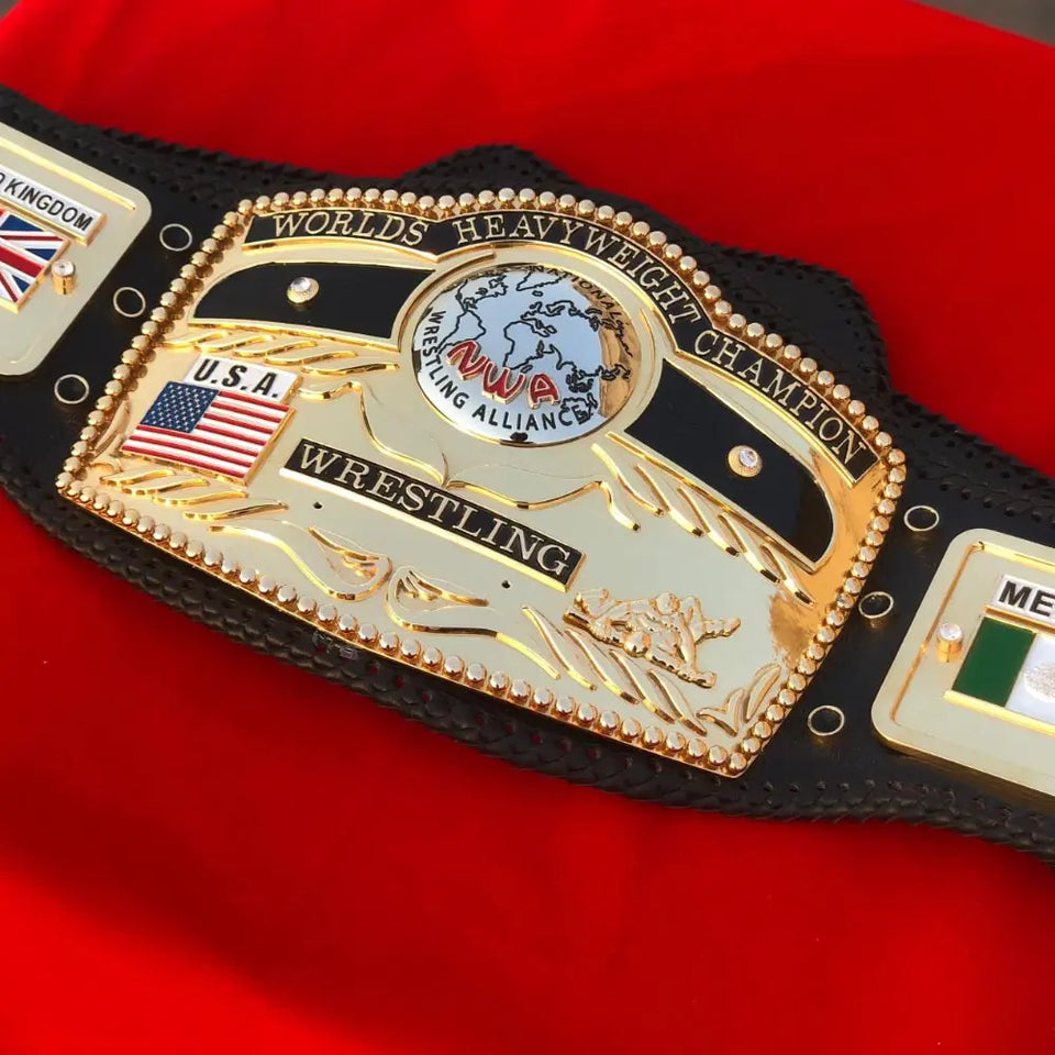 NWA Premium Domed Globe CNC Championship Belt