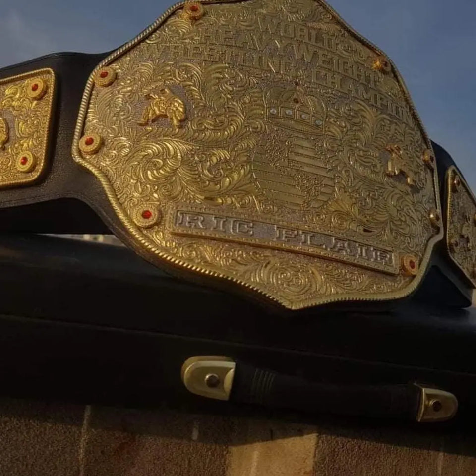 BIG GOLD CRUMRINE CNC MADE CHAMPIONSHIP BELT
