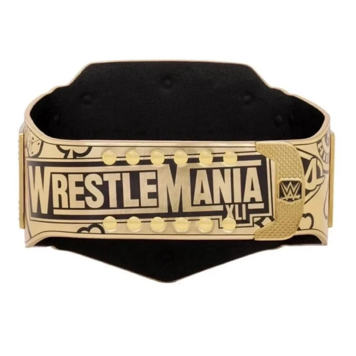 2025 WrestleMania 41 Las Vegas Wrestling Championship Title Belt
