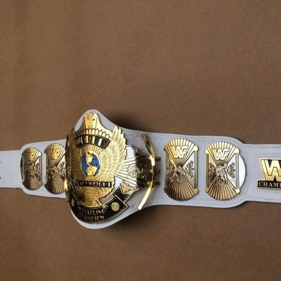 WHITE WINGED EAGLE DUAL PLATED CNC HD CHAMPIONSHIP BELT