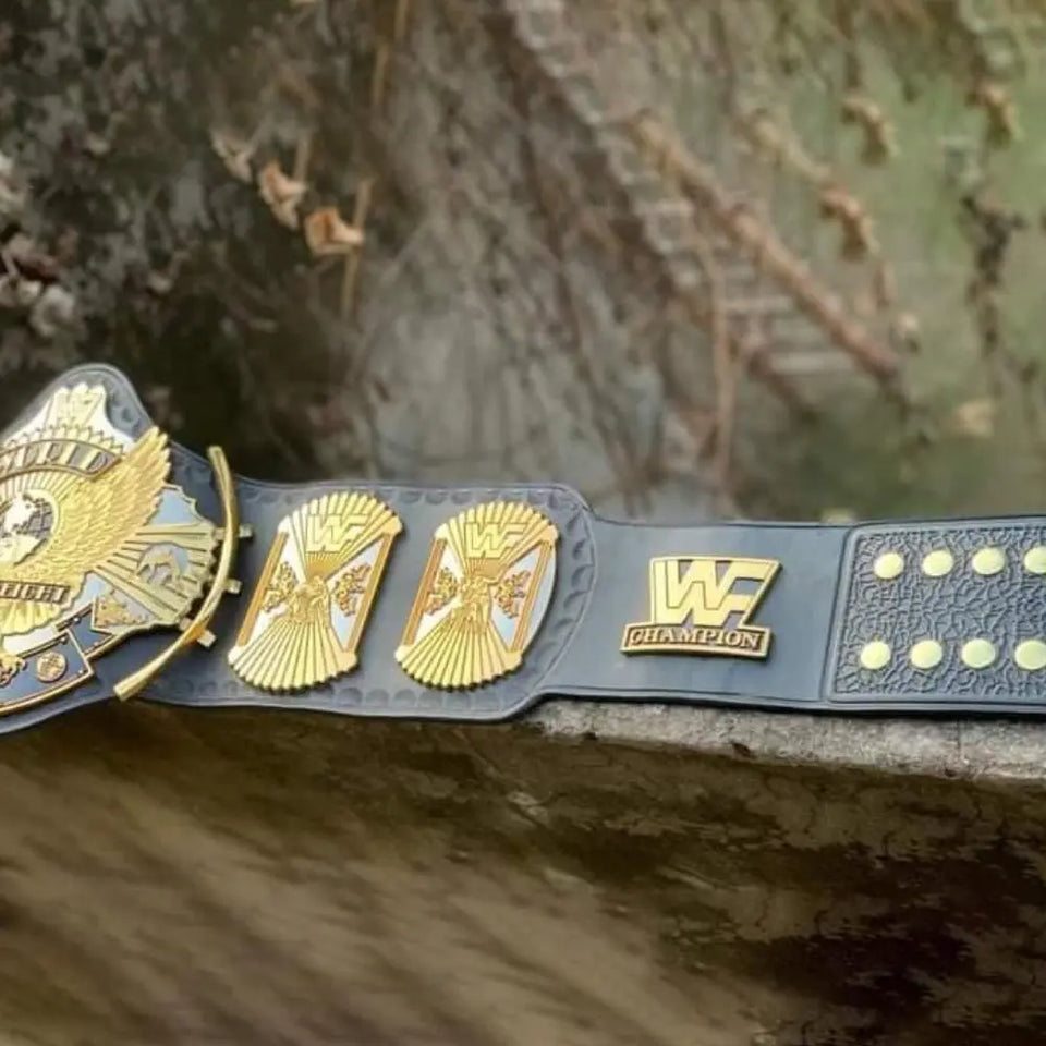 WWF Winged Eagle Dual Plated CNC HD Championship Belt