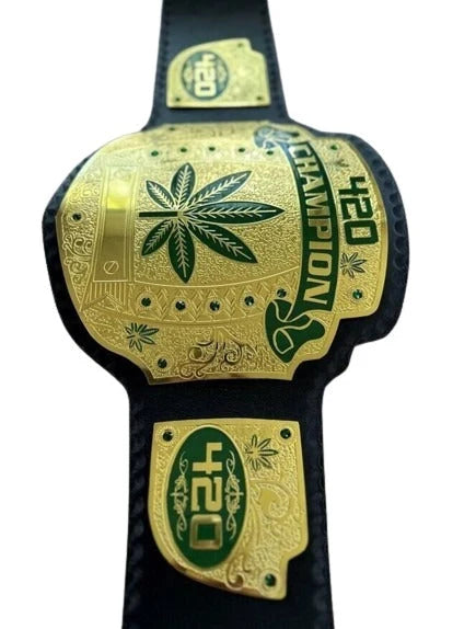 420 Championship Belt – Weed World Wrestling Edition
