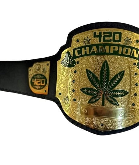 420 Championship Belt – Weed World Wrestling Edition