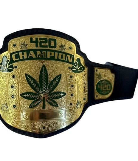 420 Championship Belt – Weed World Wrestling Edition