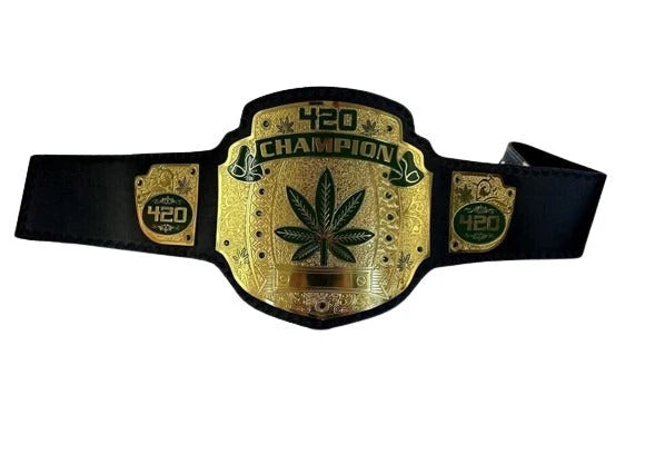 420 Championship Belt – Weed World Wrestling Edition