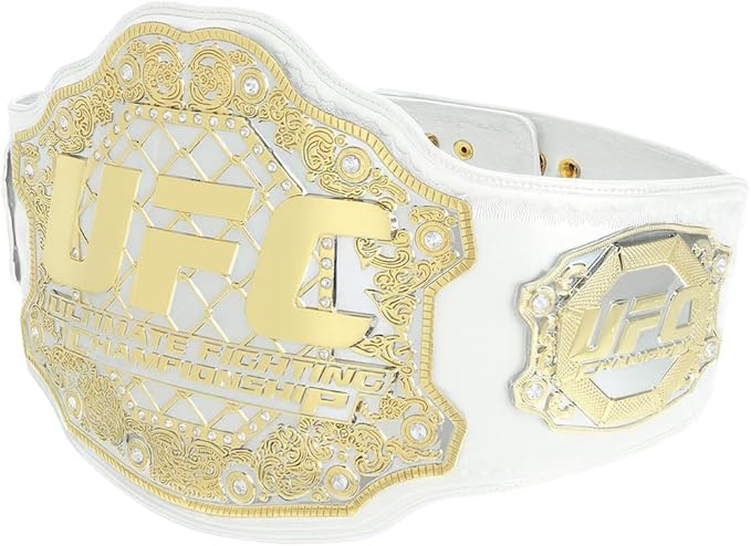 UFC White Championship Title Belt Replica Belt Champions Forge