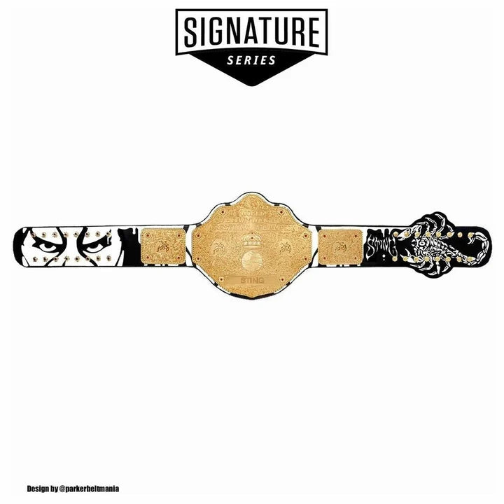 The Icon Sting Custom Series Championship Title Belt