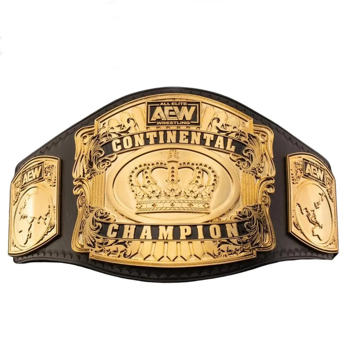 AEW Continental Champion Replica Belt – Gold Wrestling Title