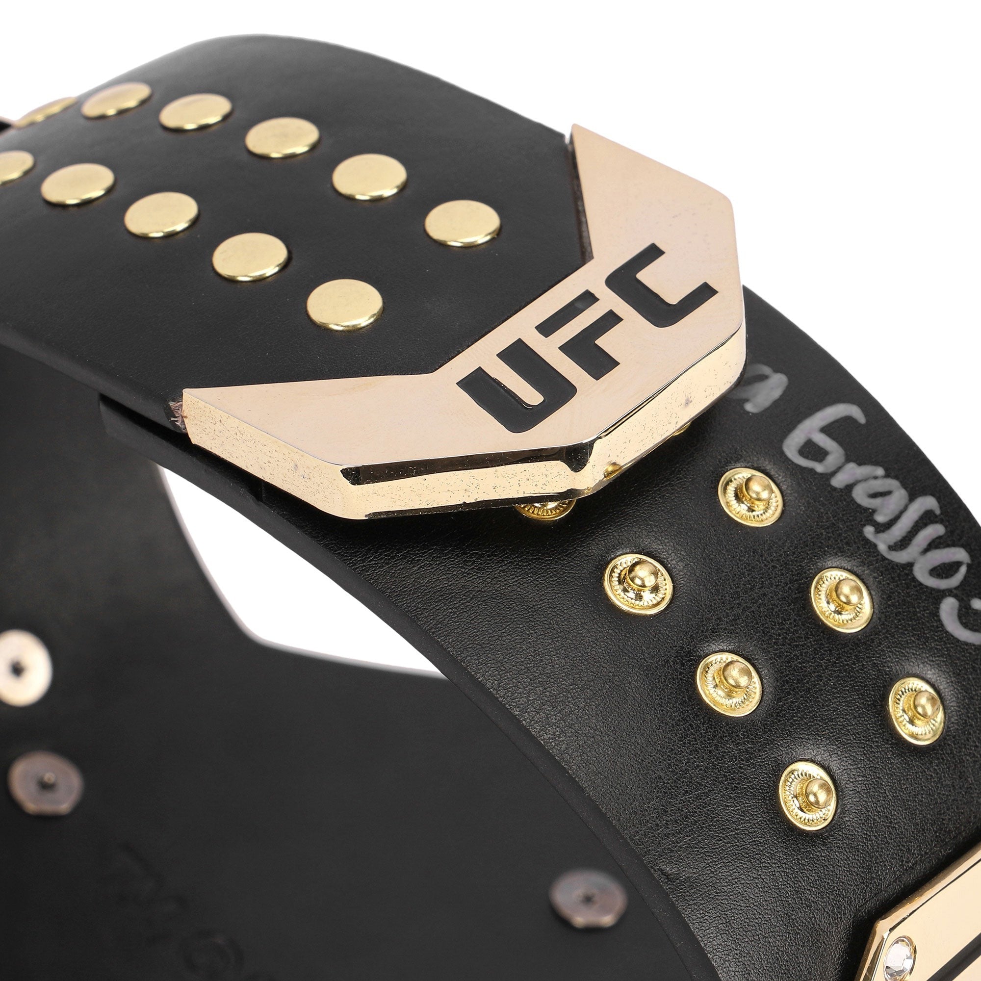 Alexa Grasso Signed UFC Desktop Championship Belt Champions Forge