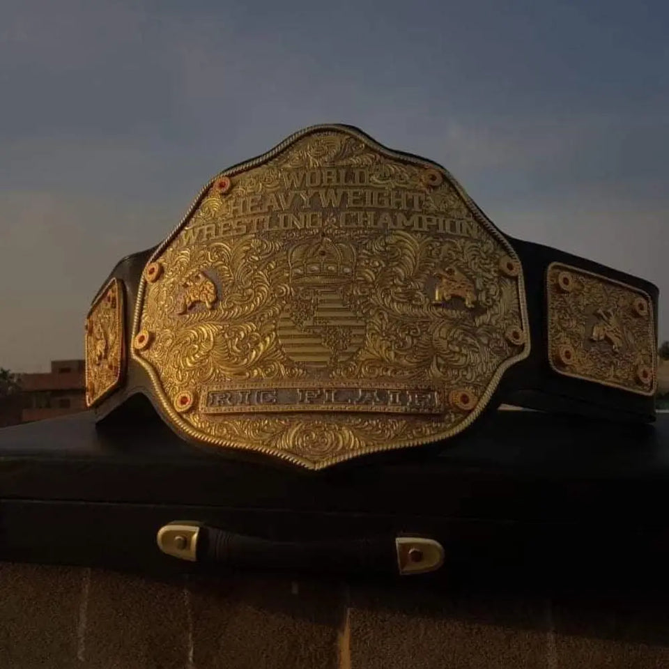 BIG GOLD CRUMRINE CNC MADE CHAMPIONSHIP BELT