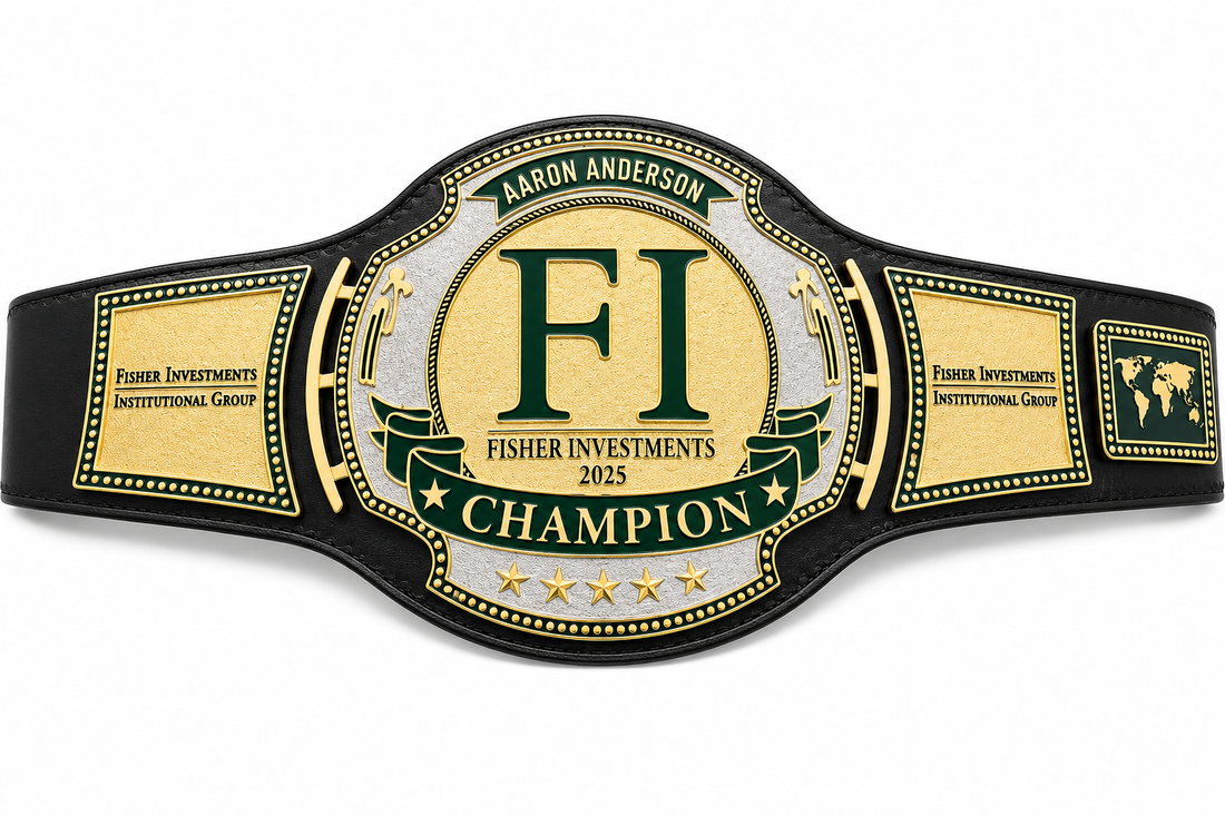 Championship Belt For Executive &  Institutional Recognition