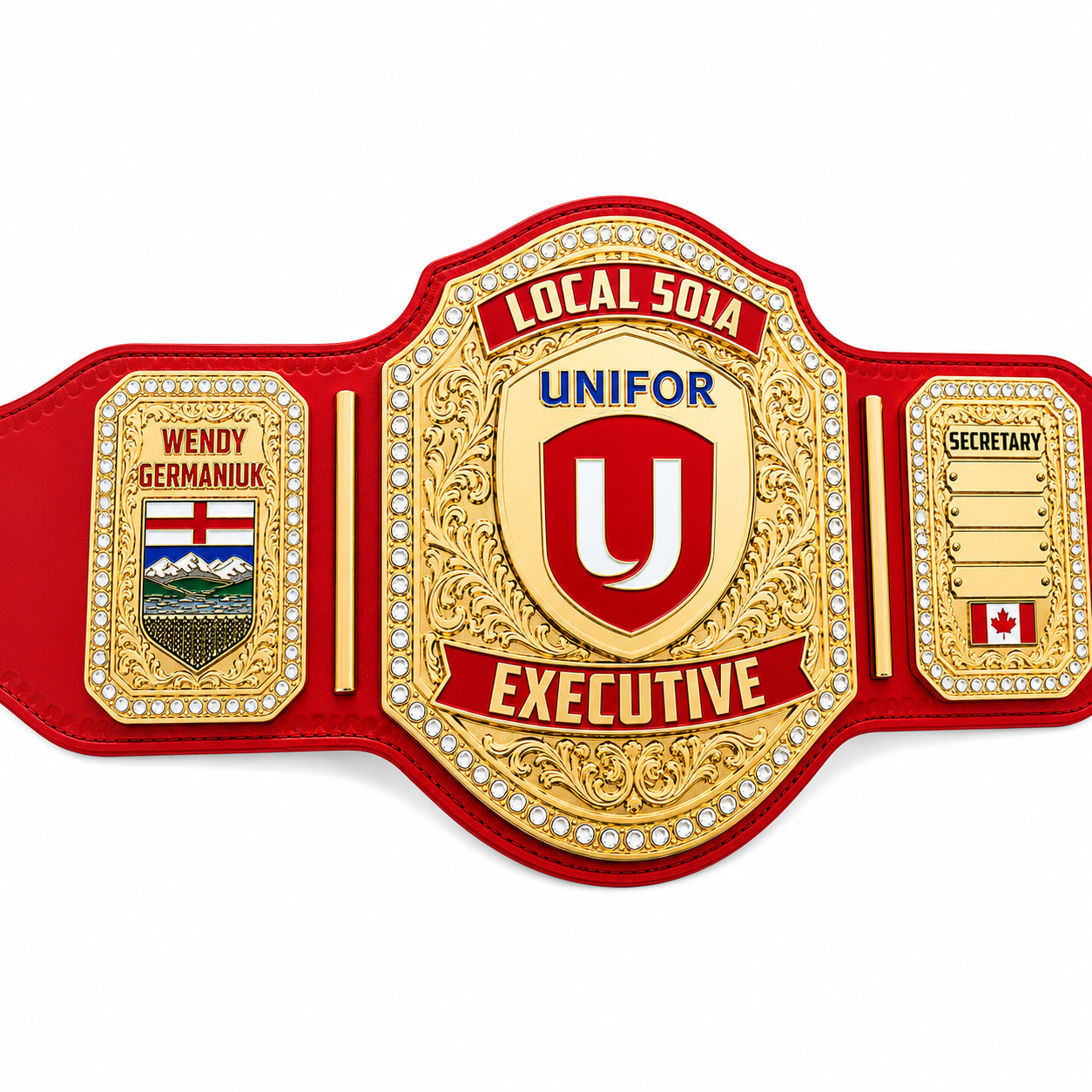 Custom Executive & Union Leadership Championship Belt