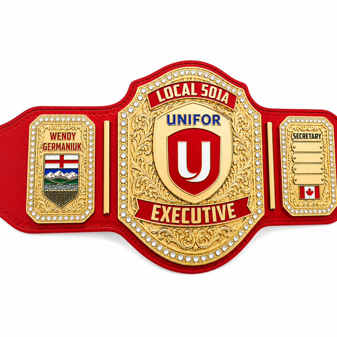 Custom Executive & Union Leadership Championship Belt