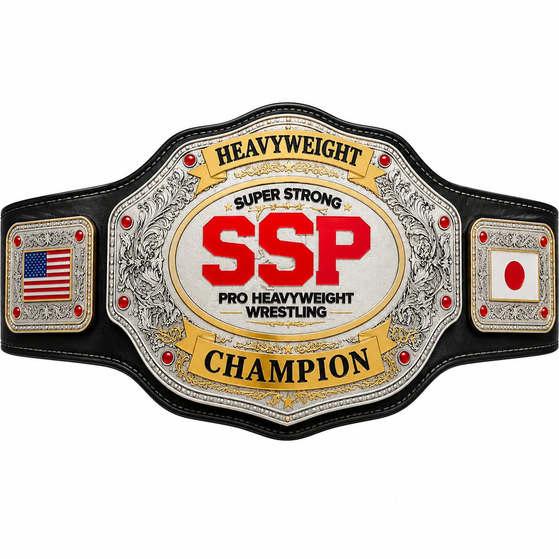 Custom Wrestling Championship Belts for Professional Federations