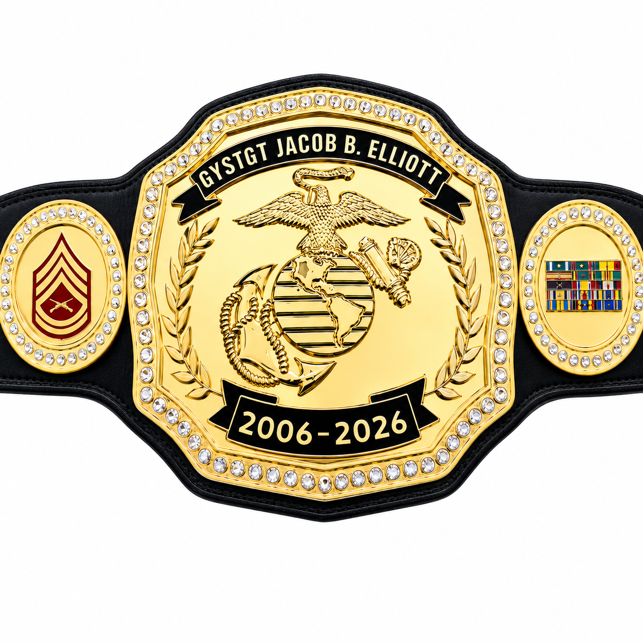 Retirement Championship Belt - USMC Service Recognition Award