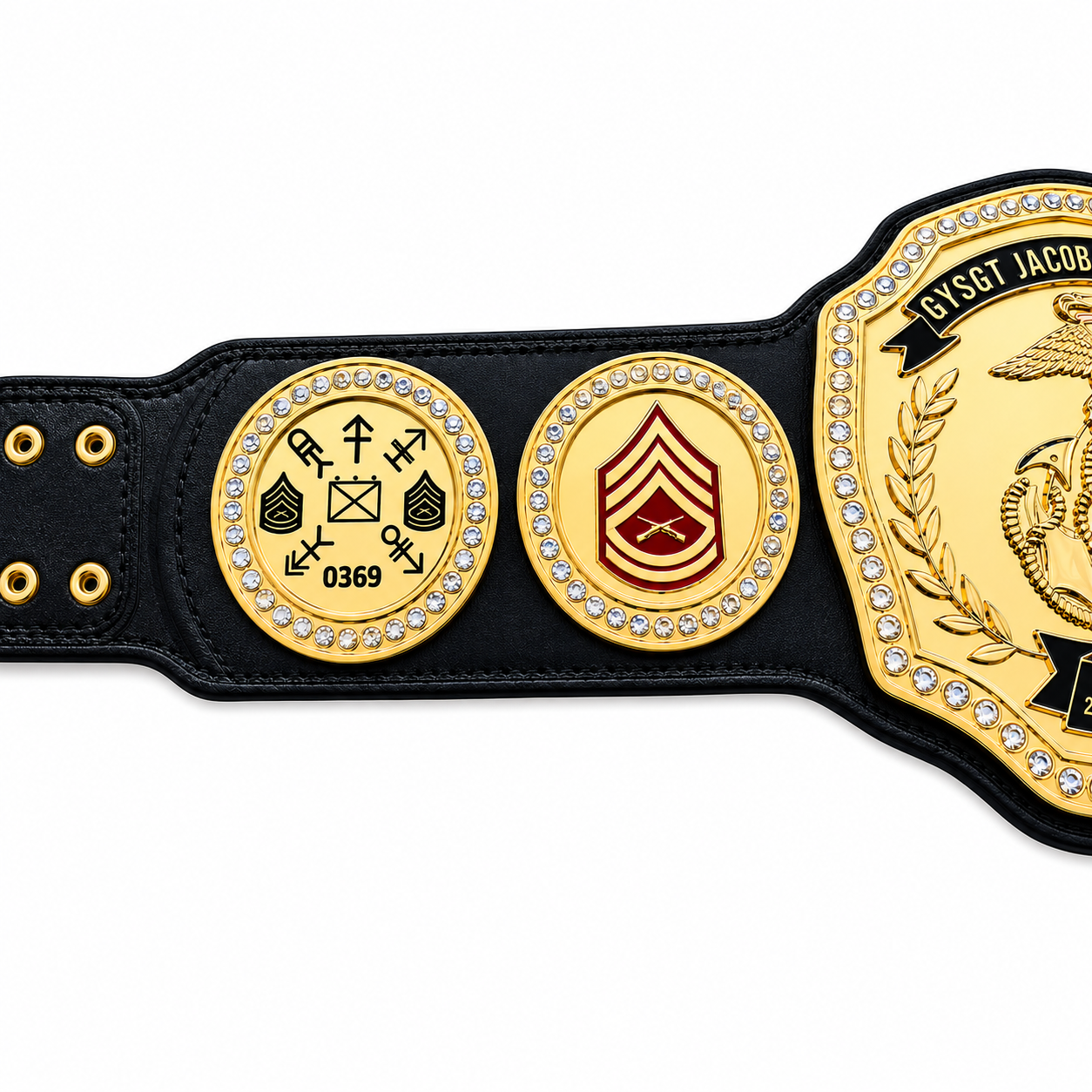 Retirement Championship Belt - USMC Service Recognition Award
