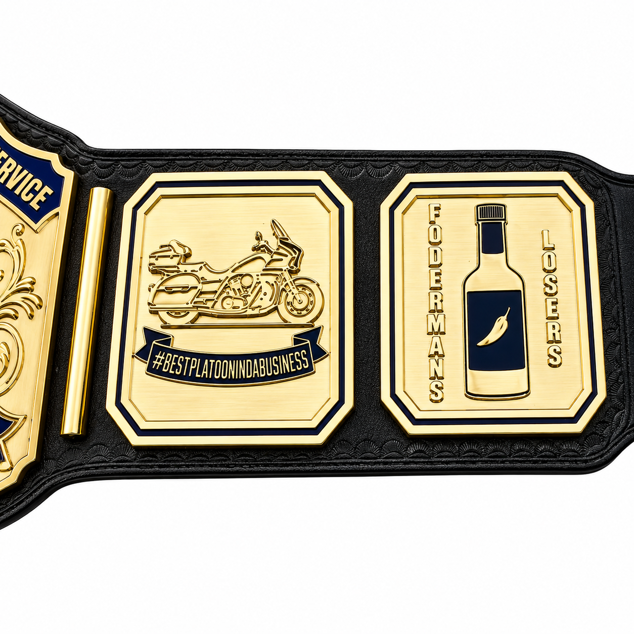 Custom Police Service Championship Belt