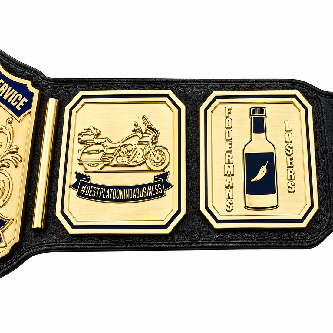 Custom Police Service Championship Belt