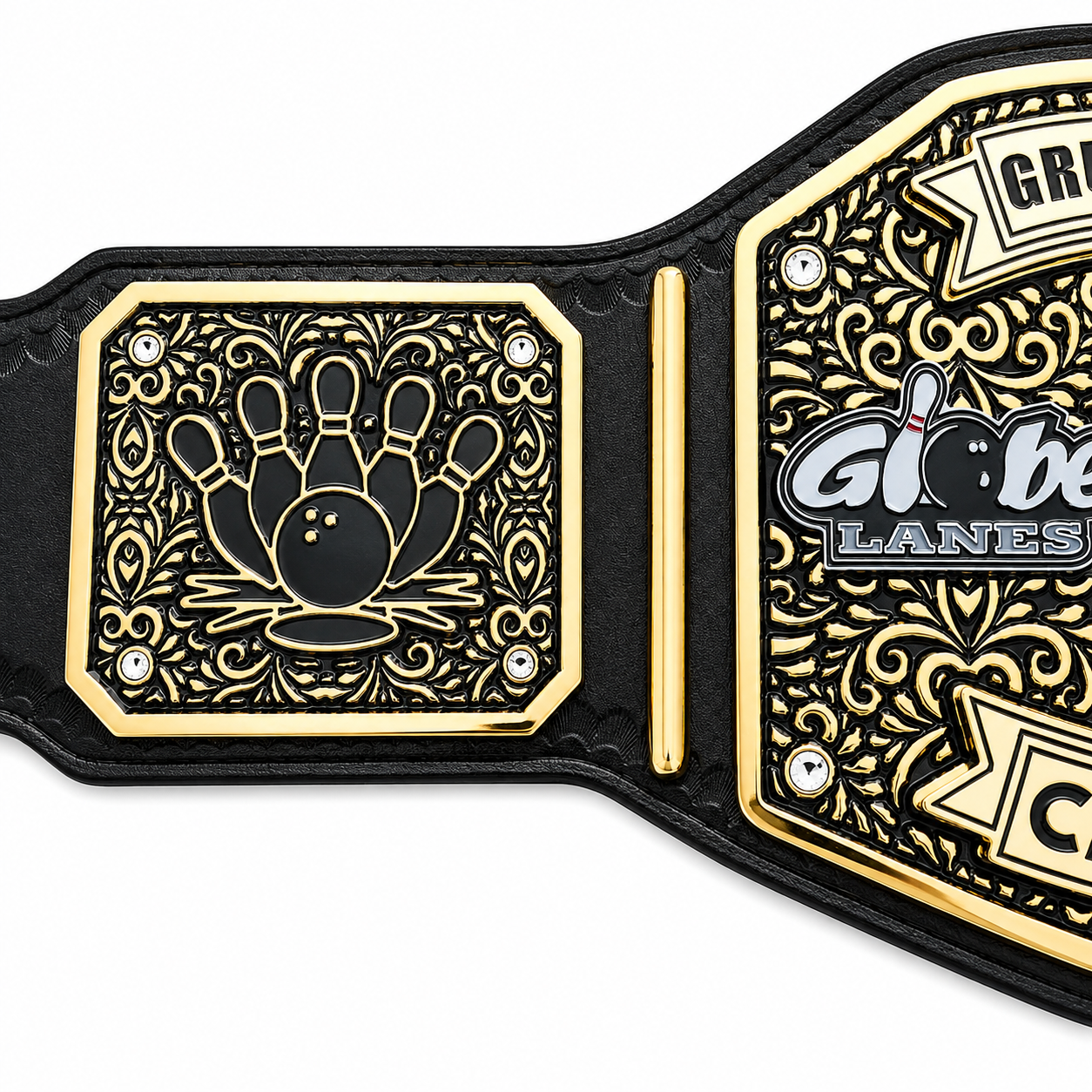 Grudge Match Champion Belt - Custom Bowling Showdown Title