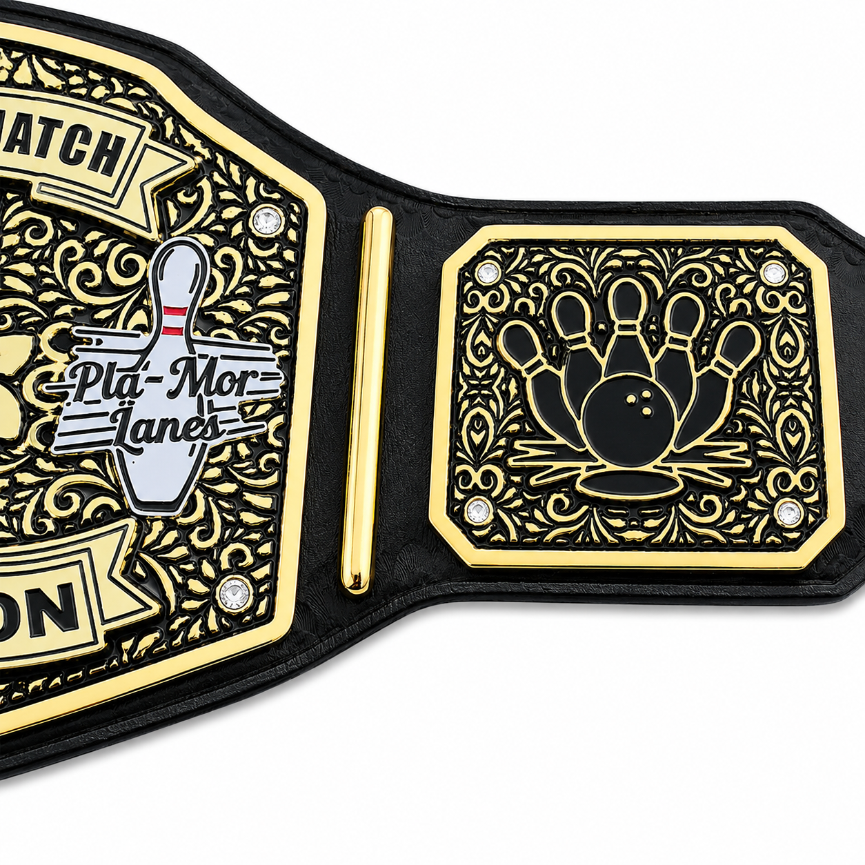 Grudge Match Champion Belt - Custom Bowling Showdown Title