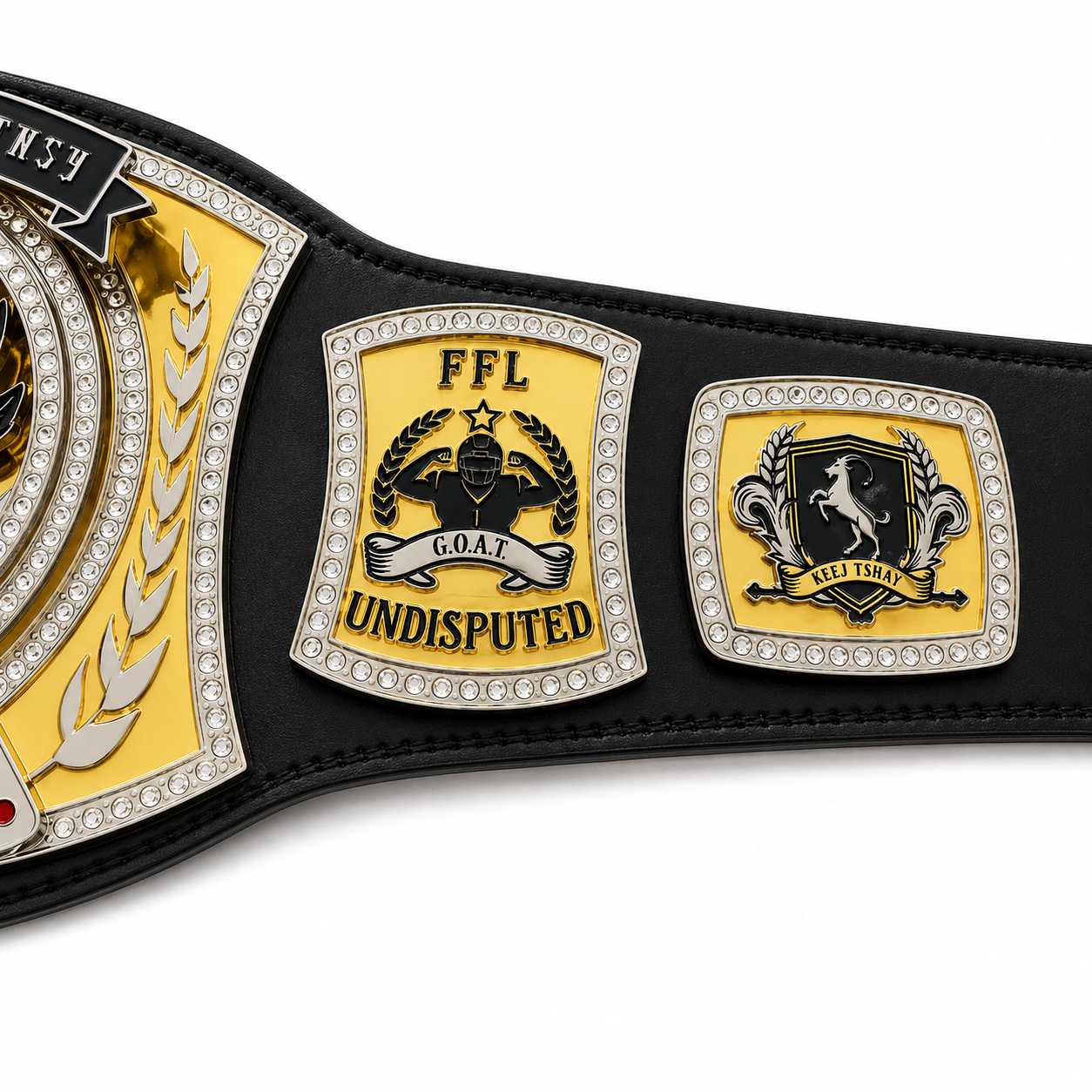 Gridiron Dominion Trophy Belt - Ultimate Prize for Fantasy Football Legends
