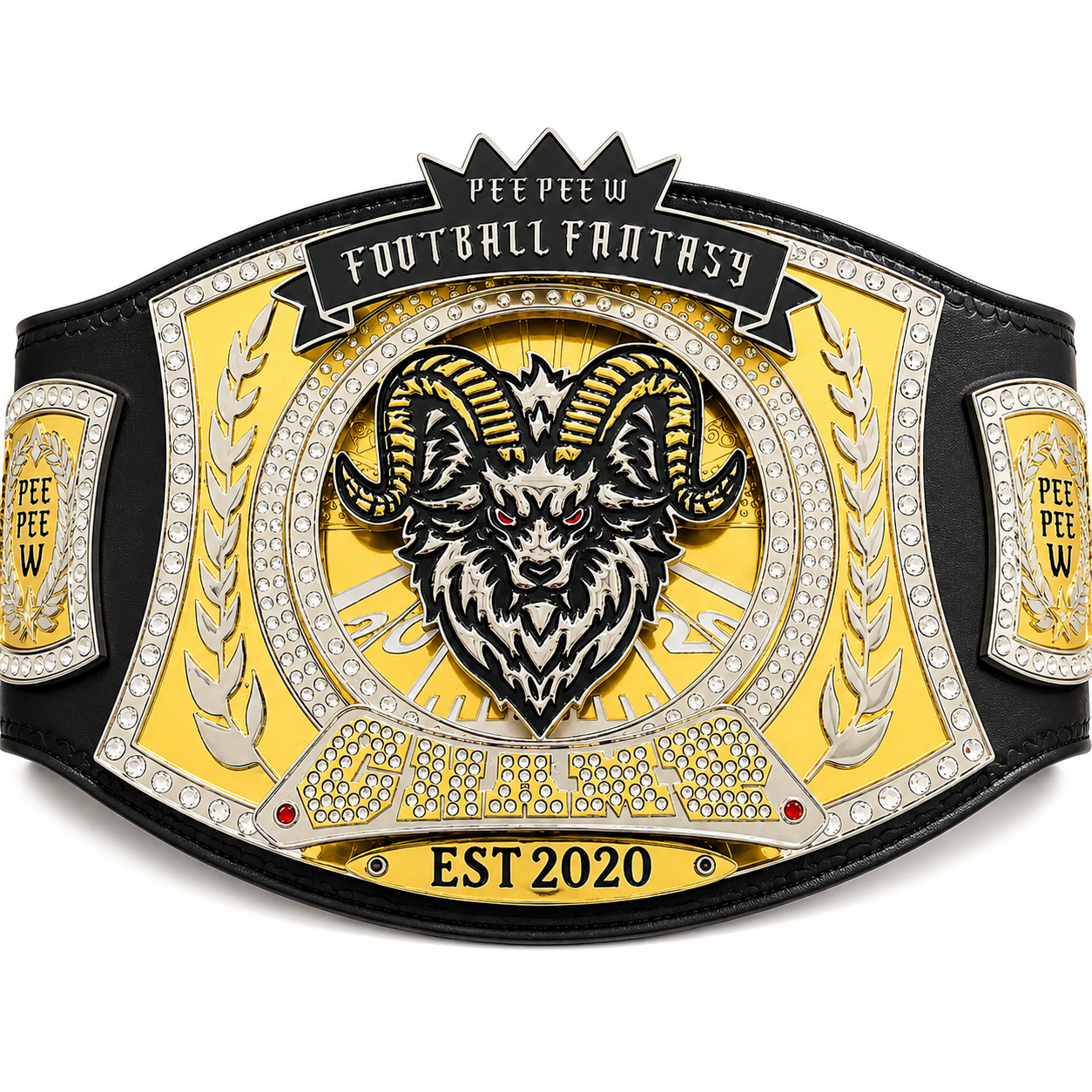 Gridiron Dominion Trophy Belt - Ultimate Prize for Fantasy Football Legends