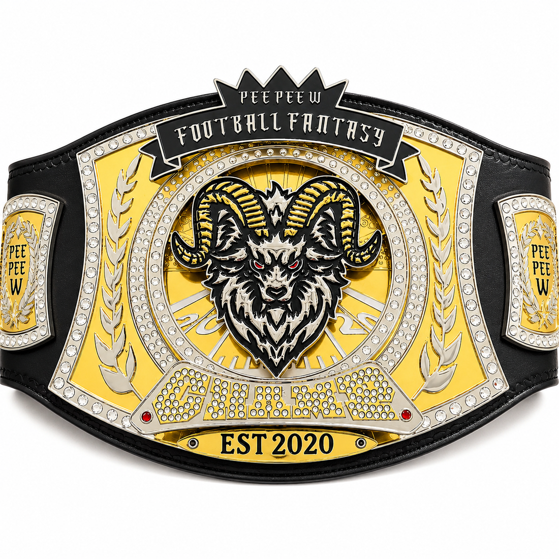 Gridiron Dominion Trophy Belt - Ultimate Prize for Fantasy Football Legends