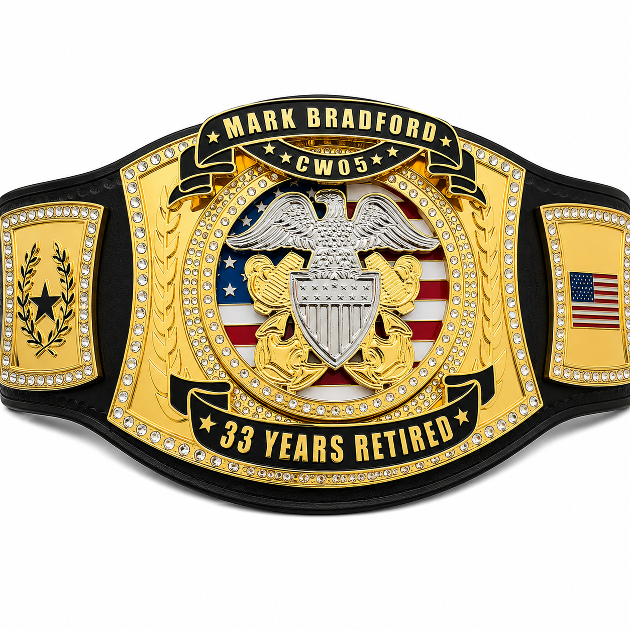 Navy Chief USN Anchor Title Retirement Championship Belt
