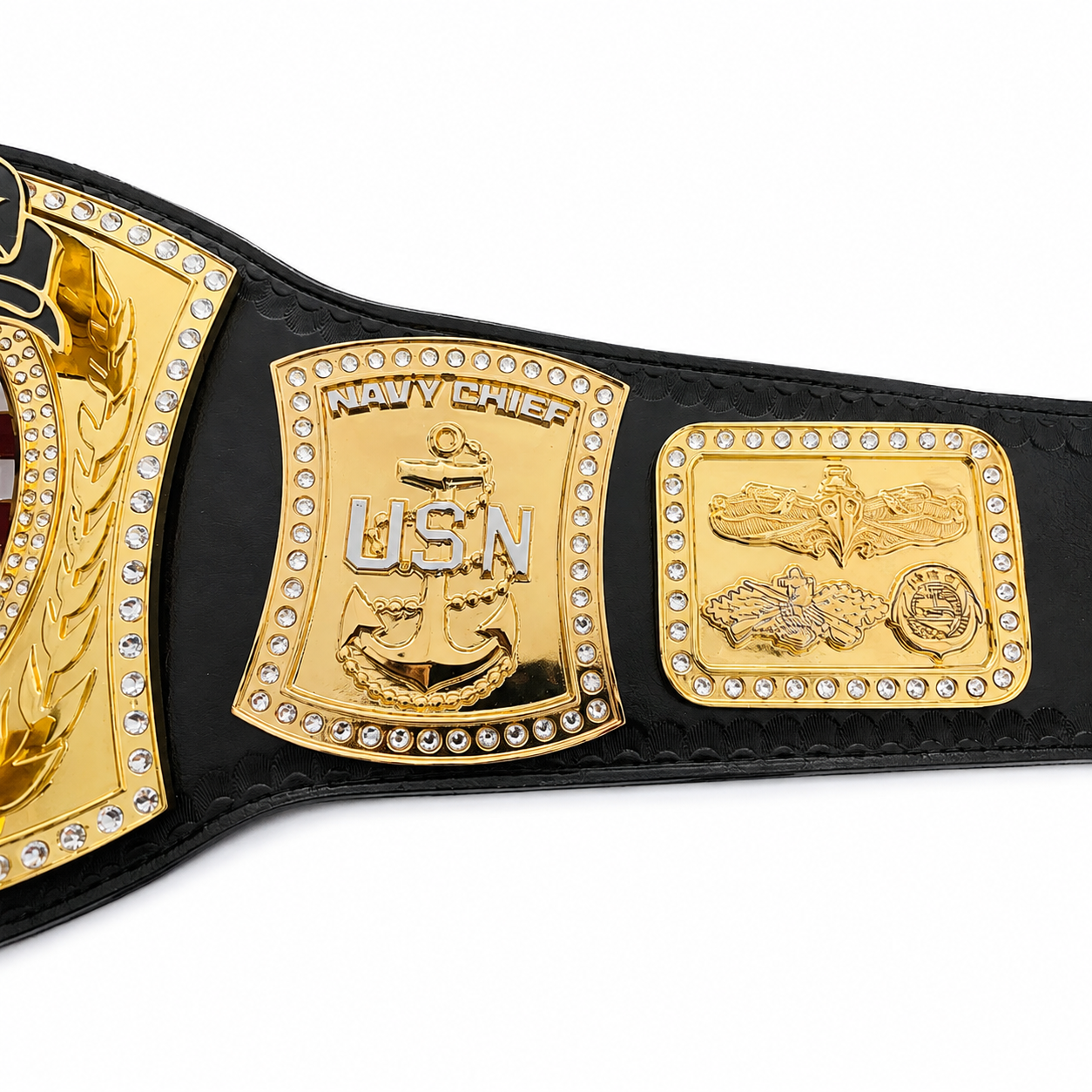 Navy Chief USN Anchor Title Retirement Championship Belt