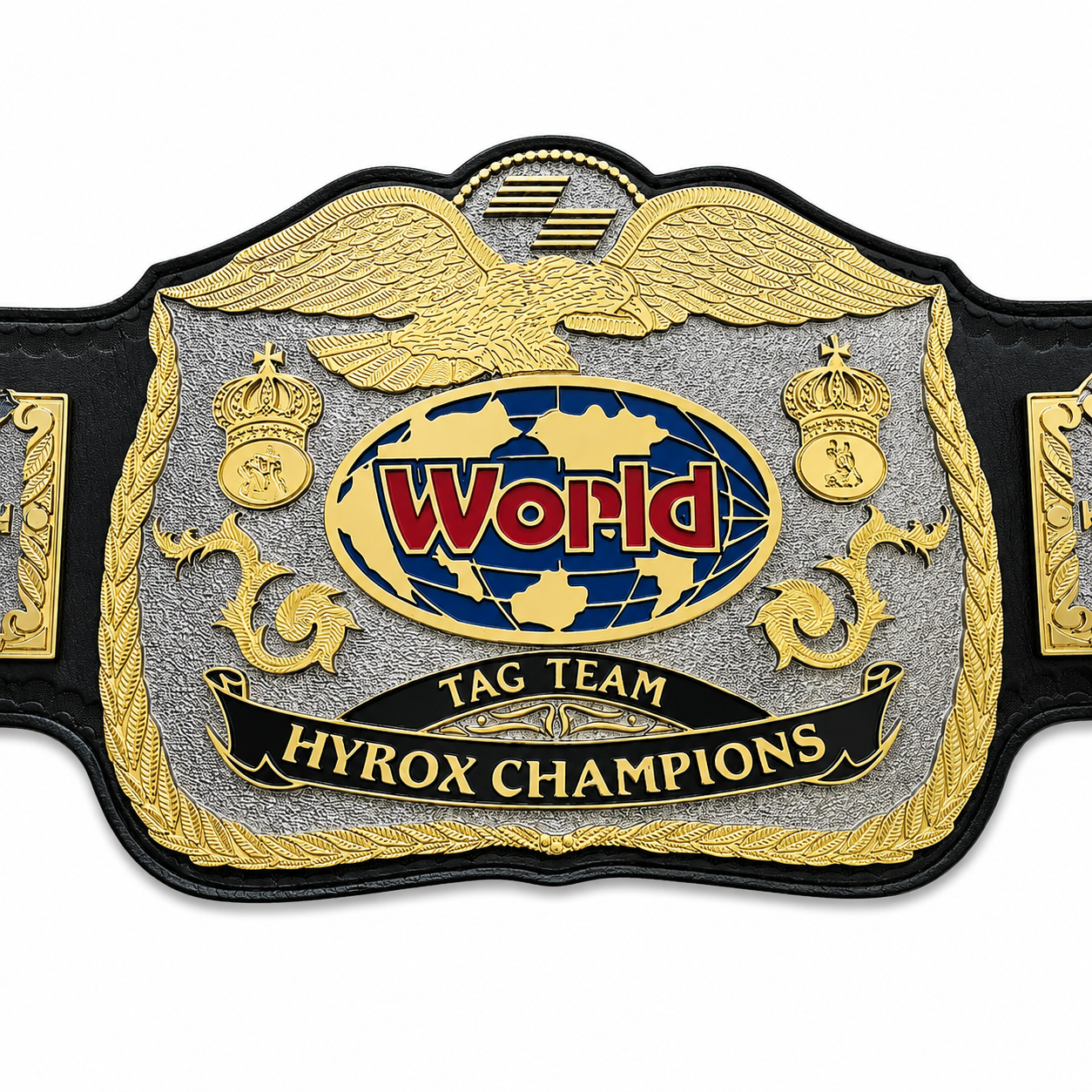Tag Team World Fitness Championship Belts — Made for HYROX Competition