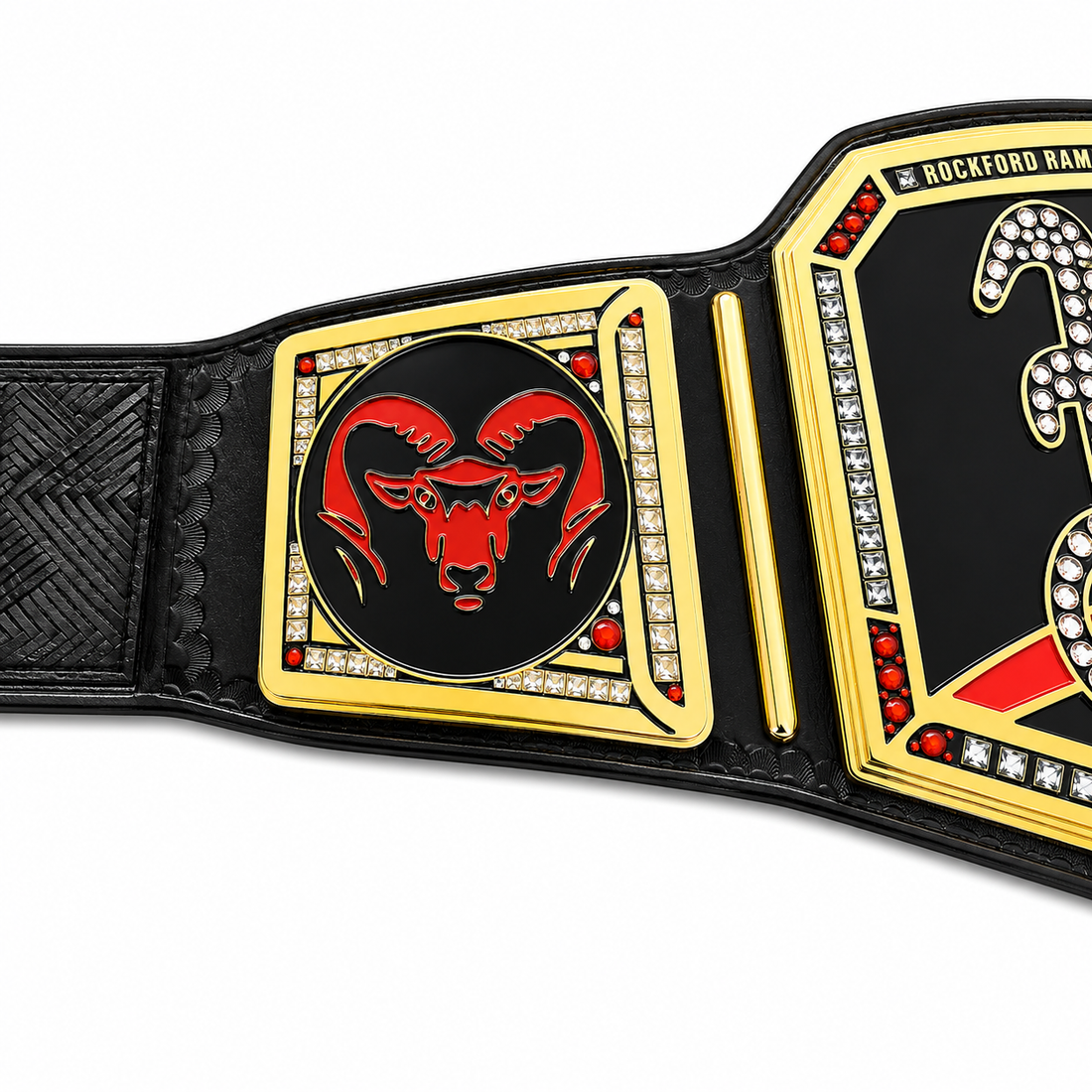 Elite Custom Championship Belt for Rockford Ram Wrestling
