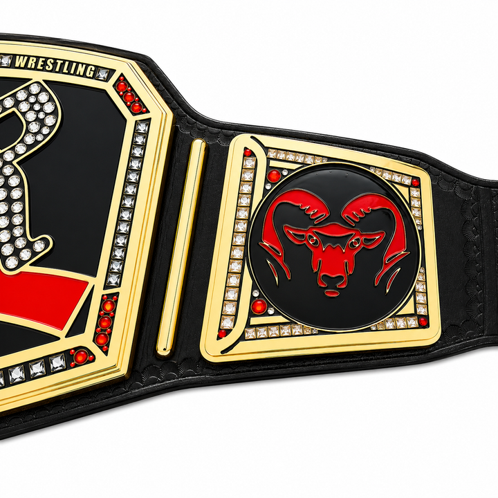 Elite Custom Championship Belt for Rockford Ram Wrestling