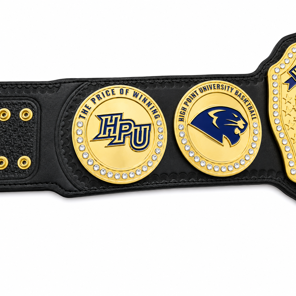 High Point University Custom Basketball Championship Belt — The Price of Winning