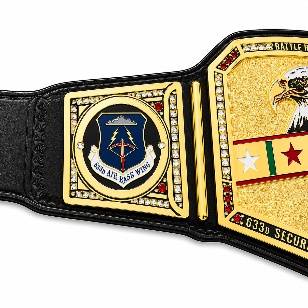 Battle Ready Custom Military Belt - USAF Security Forces Edition
