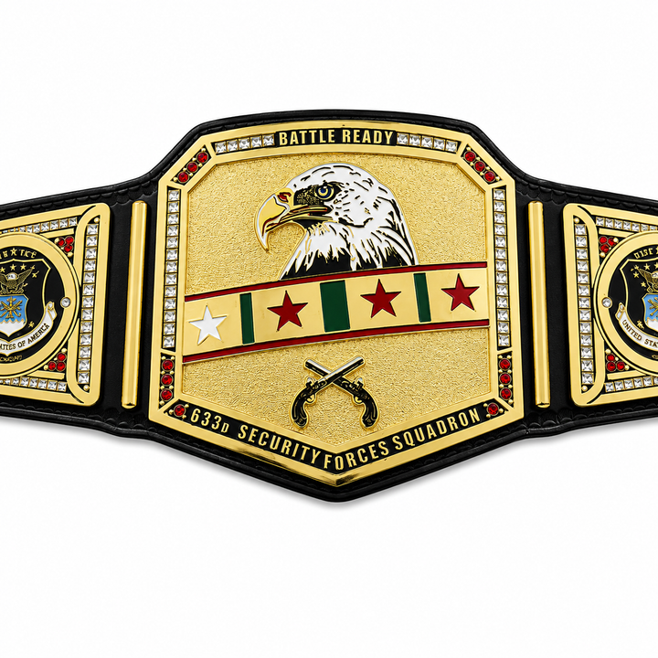 Battle Ready Custom Military Belt - USAF Security Forces Edition