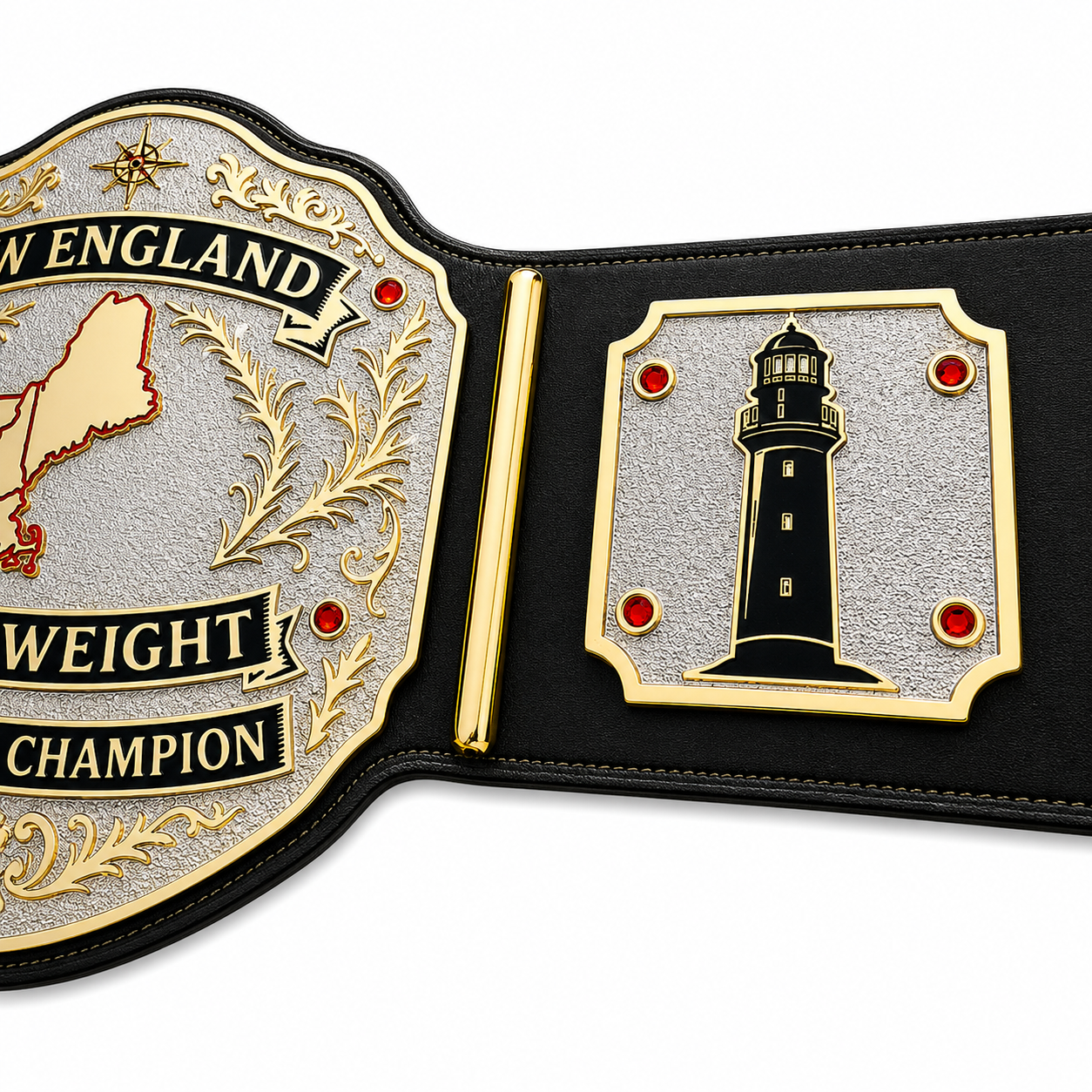 Custom Wrestling Championship Belt — New England Title