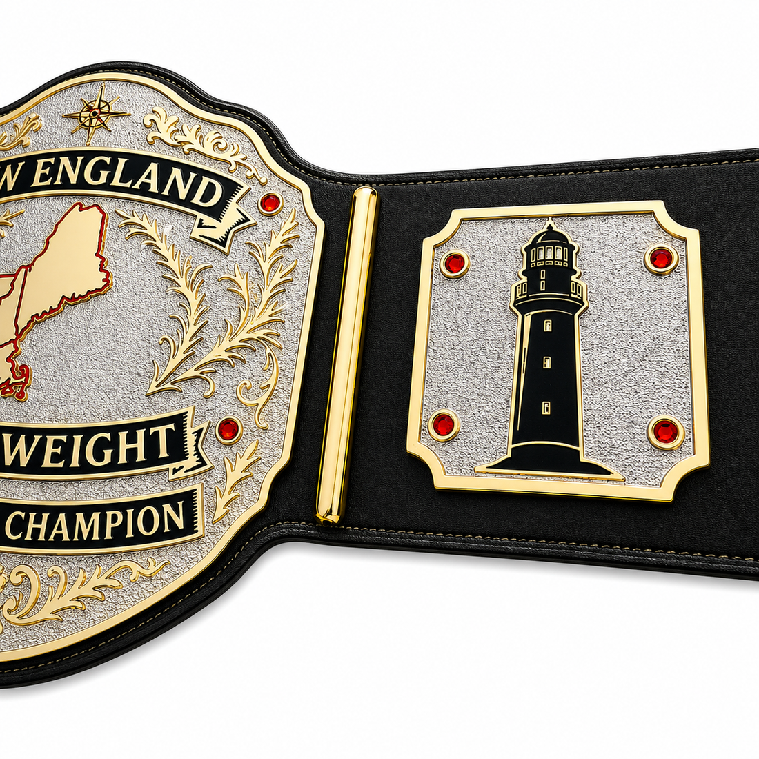 Custom Wrestling Championship Belt — New England Title