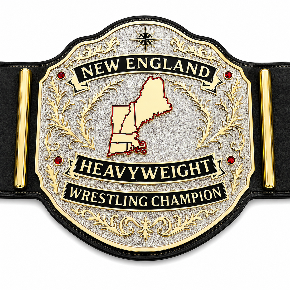 Custom Wrestling Championship Belt — New England Title