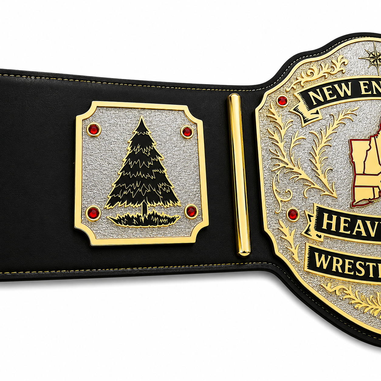 Custom Wrestling Championship Belt — New England Title
