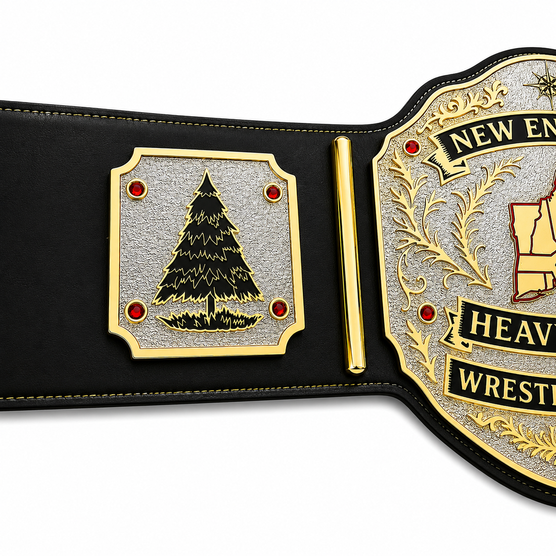Custom Wrestling Championship Belt — New England Title