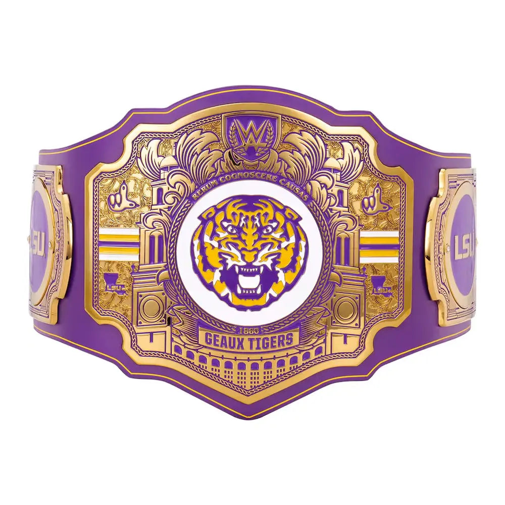 LSU Tigers WWE Legacy Title Belt Champions Forge