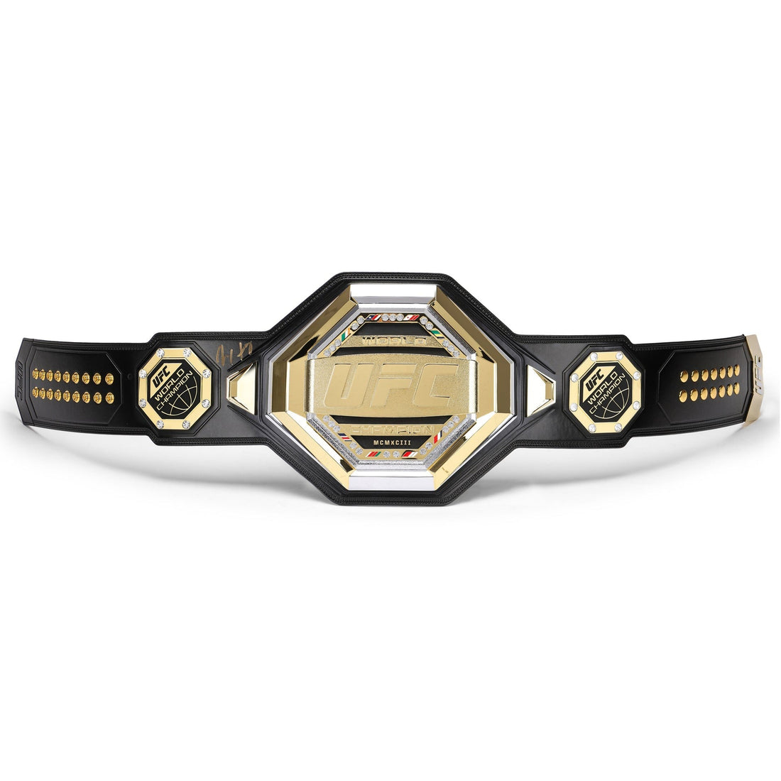 Max Holloway Signed 1-of-1 UFC Legacy Championship Replica Belt Champions Forge