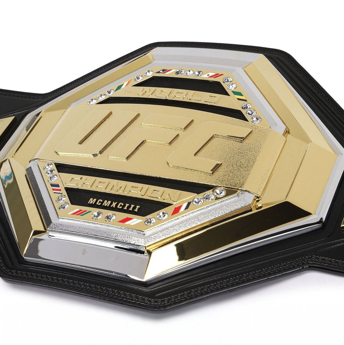 Israel Adesanya Signed UFC Legacy Championship Replica Belt Champions Forge