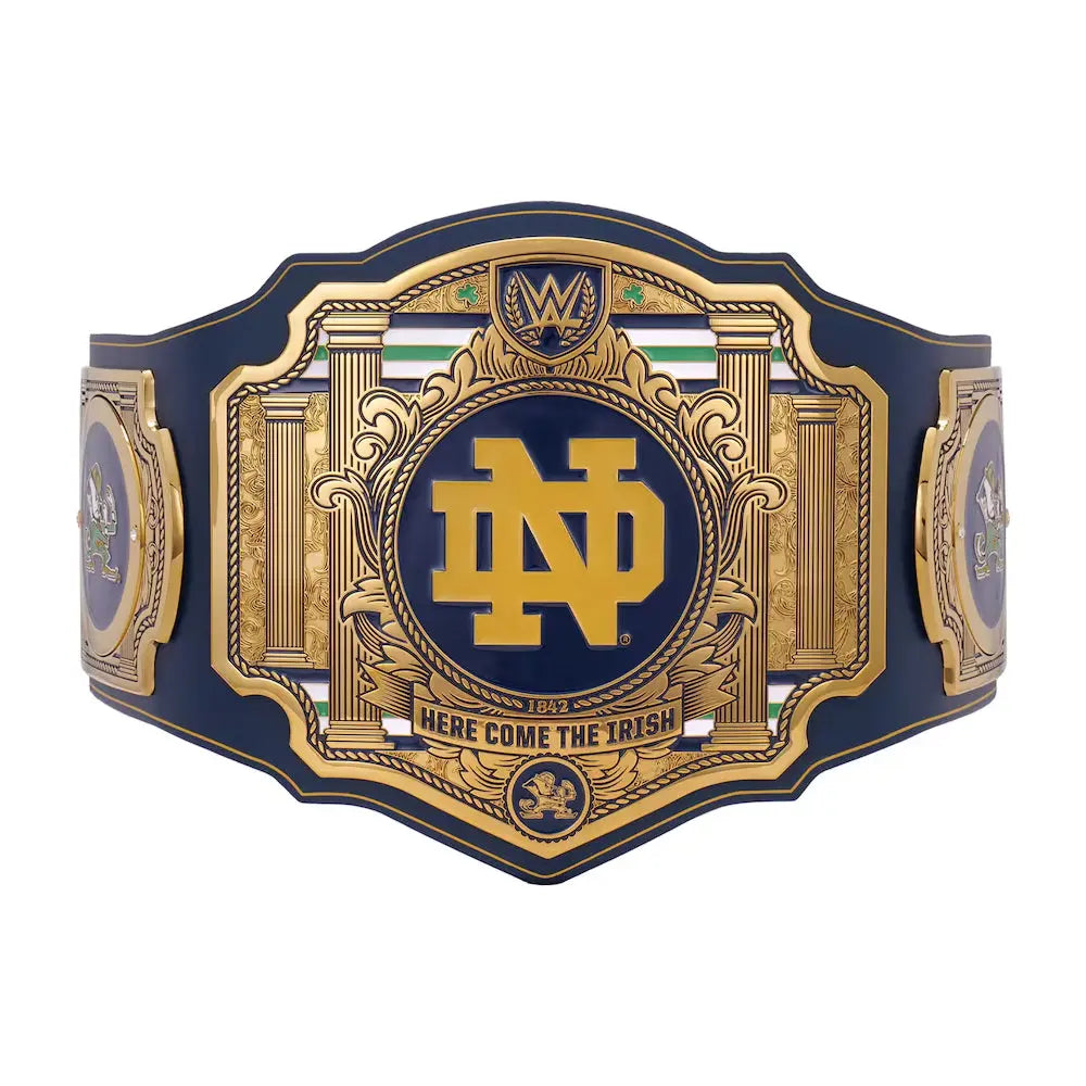 Notre Dame Fighting Irish WWE Legacy Title Belt Champions Forge