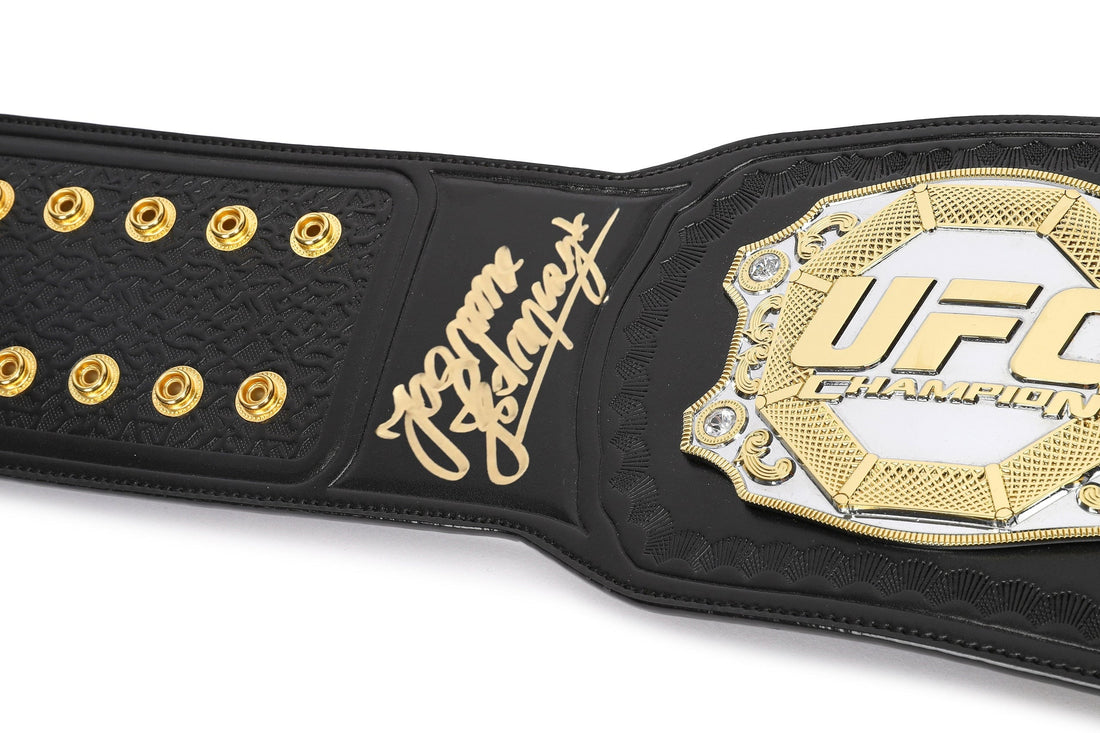 Joanna Jedrzejczyk Signed UFC Classic Championship Replica Belt Champions Forge