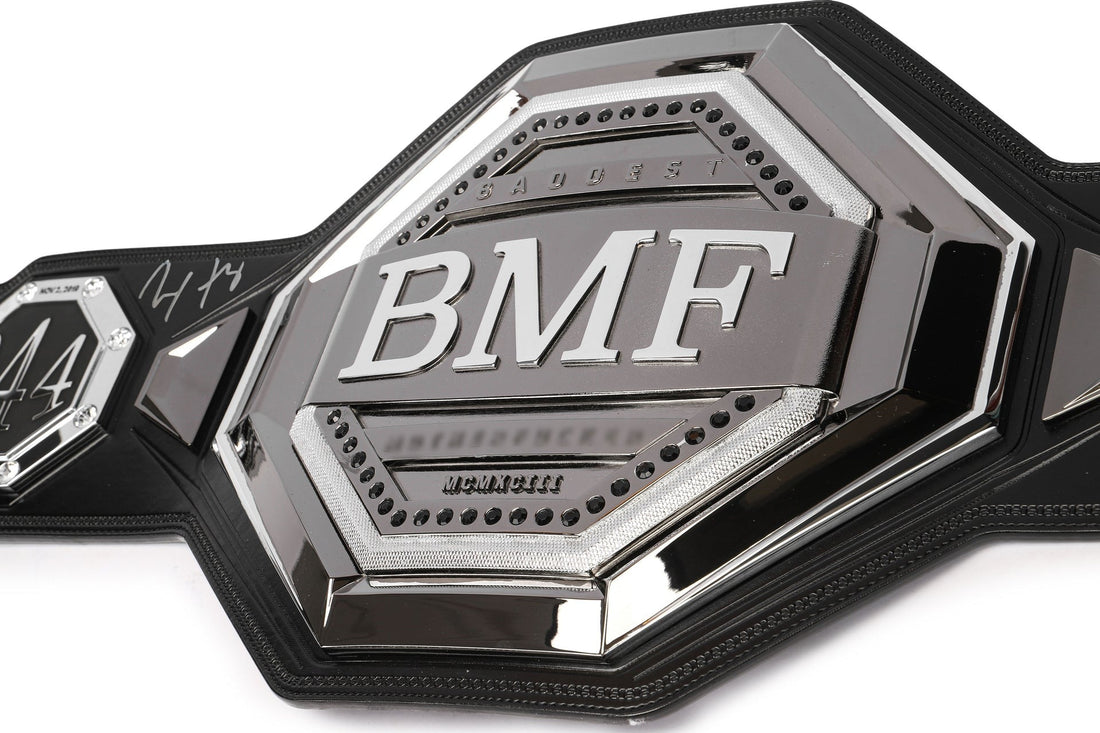 Max Holloway Signed 1-of-1 UFC Legacy Championship Replica Belt Champions Forge