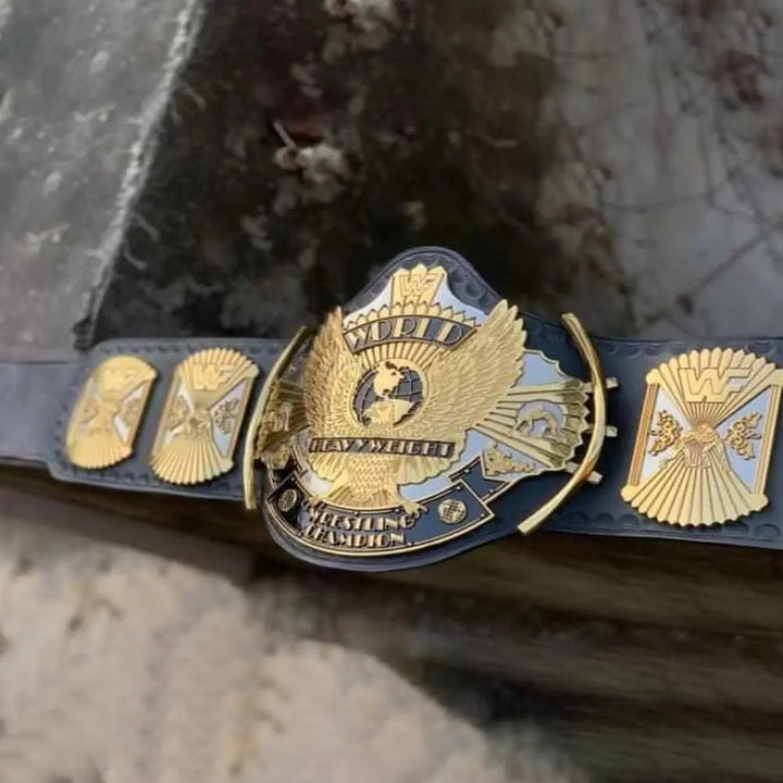 WWF Winged Eagle Dual Plated CNC HD Championship Belt